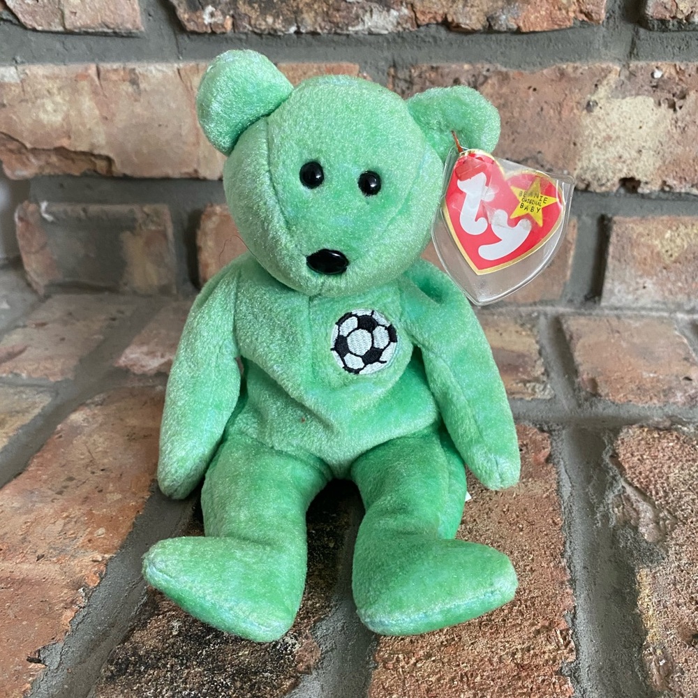 Ty Beanie Baby Soccer Bear